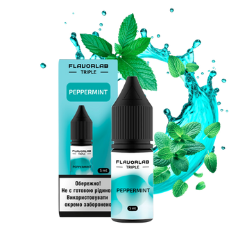 FlavorLab Triple 10 мл 50 мг - Peppermint 10004-1 фото