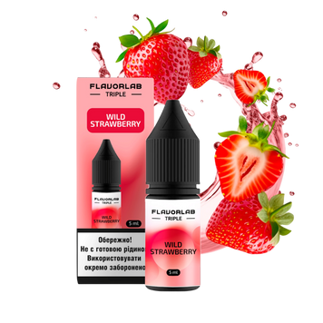 FlavorLab Triple 10 мл 50 мг - Wild Strawberry 10009-1 фото