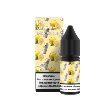 FlavorLab P1 10 мл 50 мг - Beer Lemon 74368 фото