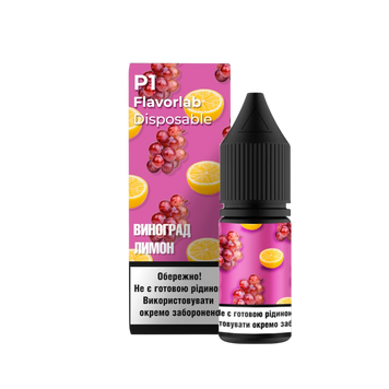 FlavorLab P1 10 мл 50 мг - Grape Lemon 413 фото
